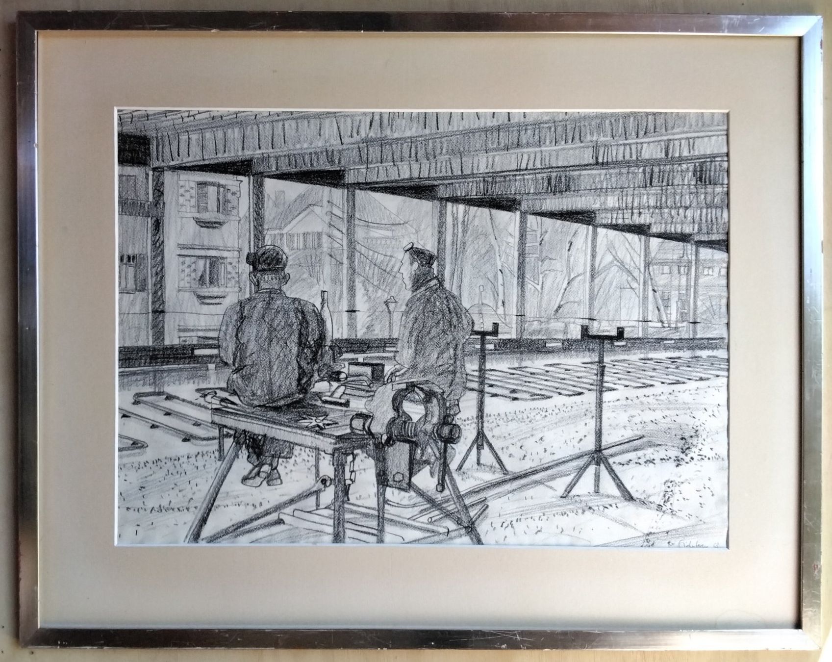 Tableaux: E. Eichenberger Original Bleistiftzeichnung signiert und dat – D'occasion à Cavigliano par zamamasa 4