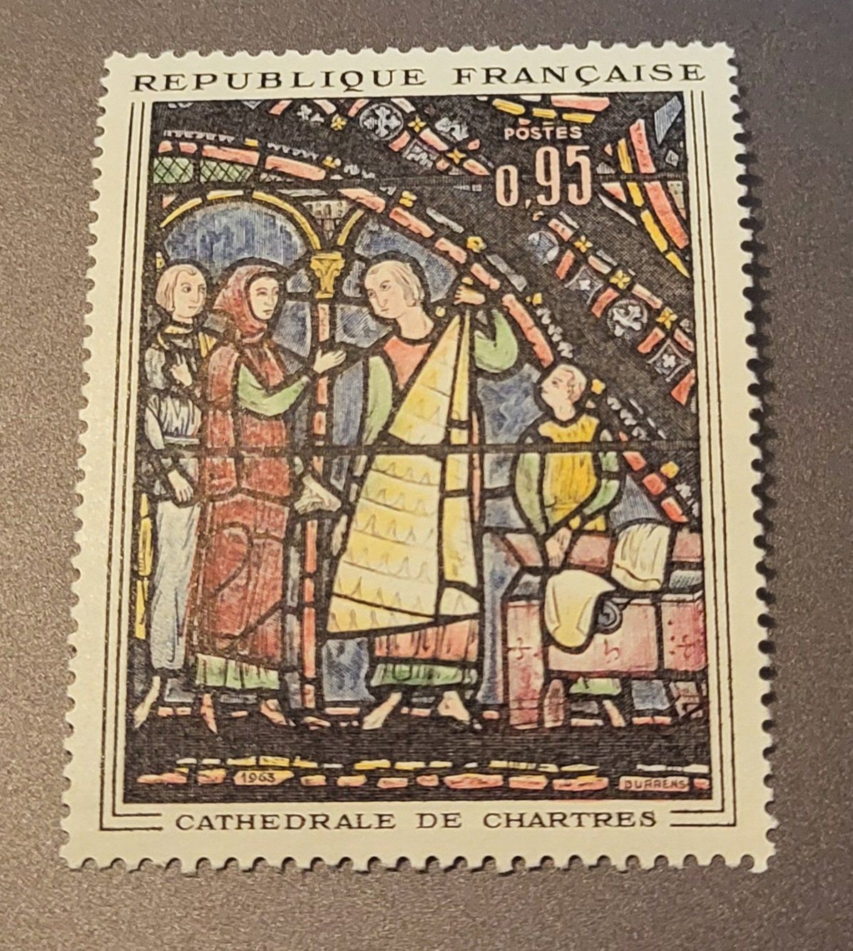 Tutti i francobolli: Frankreich 1963 briefmarke – Usato da St Gallen venduto da Stampsalshobby