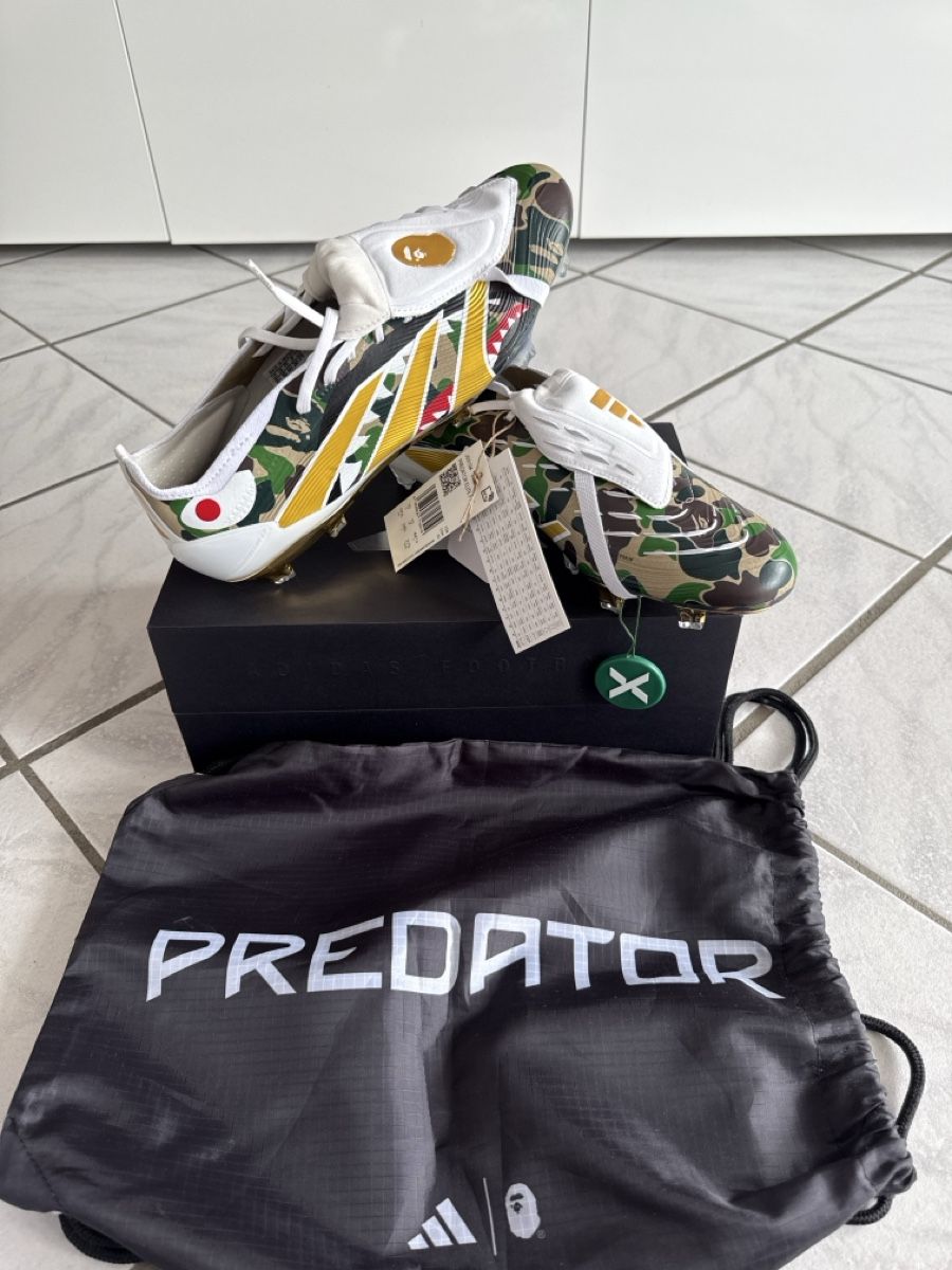 Adidas Scarpe da uomo: Adidas Predator Elite Bape 44 2/3 Limited Edition – Nuovo e nell'imballaggio originale da Reinach AG venduto da Selman_7