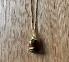 Tigerauge Anhänger mit Kette