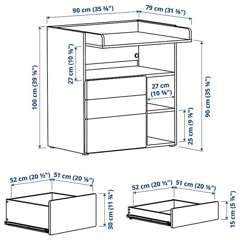 Ikea Fasciatoi & Accessori: Wickeltisch / Schreibtisch – Usato da Gansingen venduto da Ramon1000 1