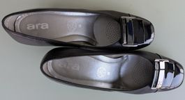 Damen Pumps ara schwarz mit Schmuckspange