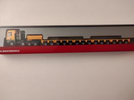 MAN TGA XXL SZ, Tiefladesattelzug, 5-gliedrig von Herpa 1/87