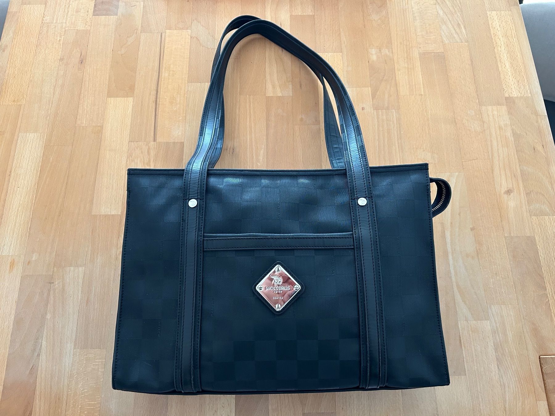 Maison Mollerus Borse da donna: Maison Mollerus Shopper Handtasche schwarz – Usato da St.Gallen venduto da darkmoto11