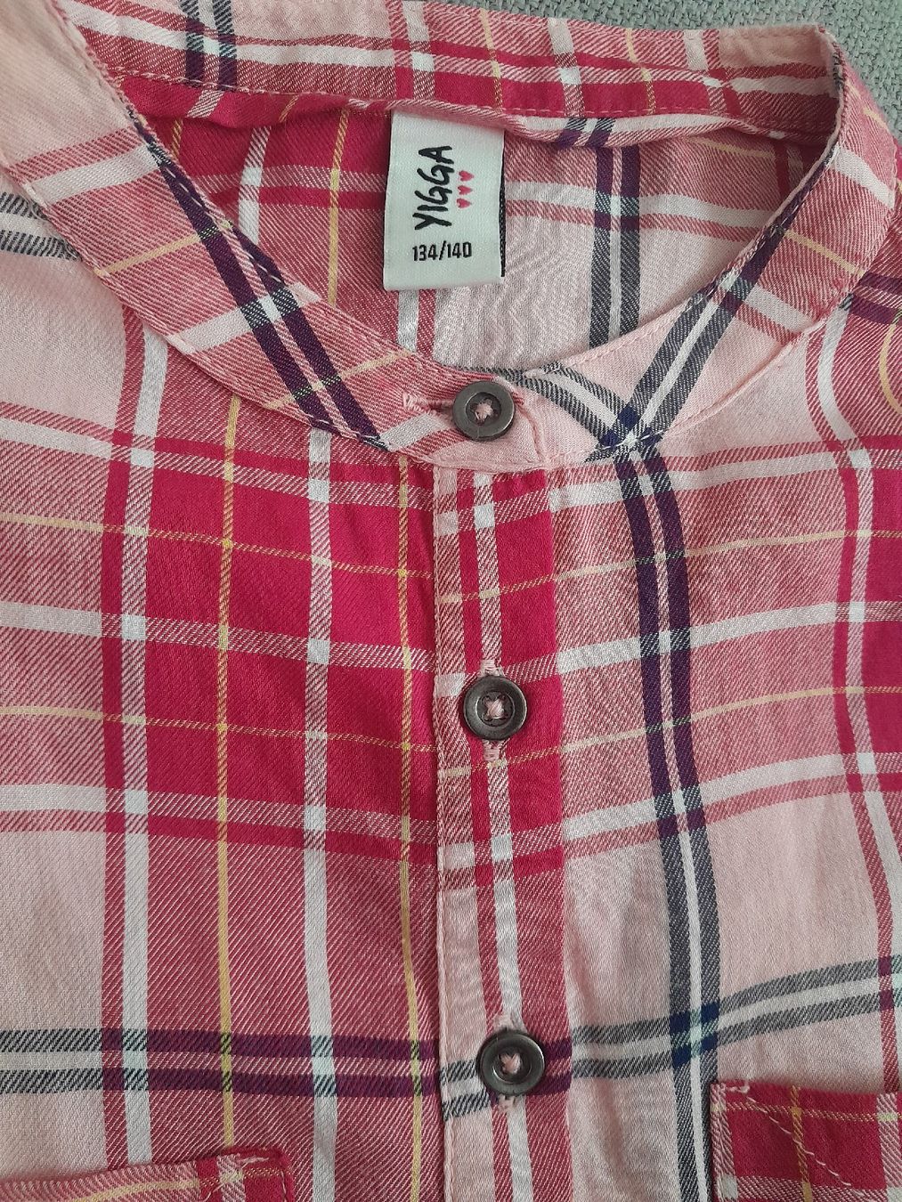 Camicette, T-shirt & Top: Karos leicht in rosa  - Bluse 134/140 – Usato da Münchwilen AG venduto da Lillyfee08 3