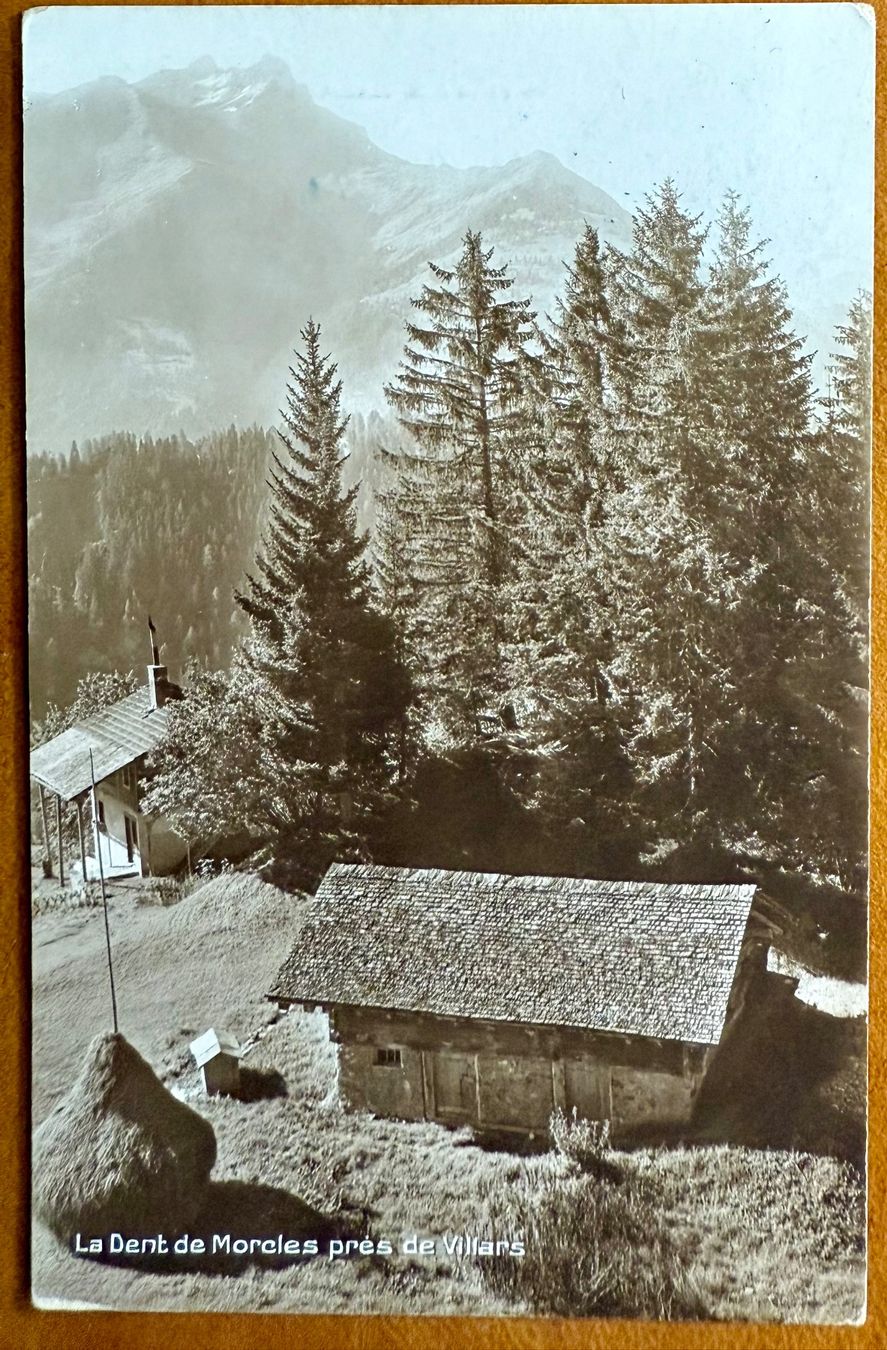 Ansichtskarten: Villars - Dent de Morcles près de Villars – Gebraucht aus Lutry von Ediego
