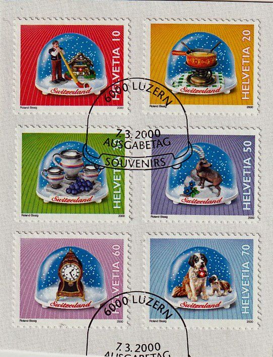 Tutti i francobolli: 2000 Serie Souvenirs auf Papier ETS – Usato da Arlesheim venduto da gaugi43