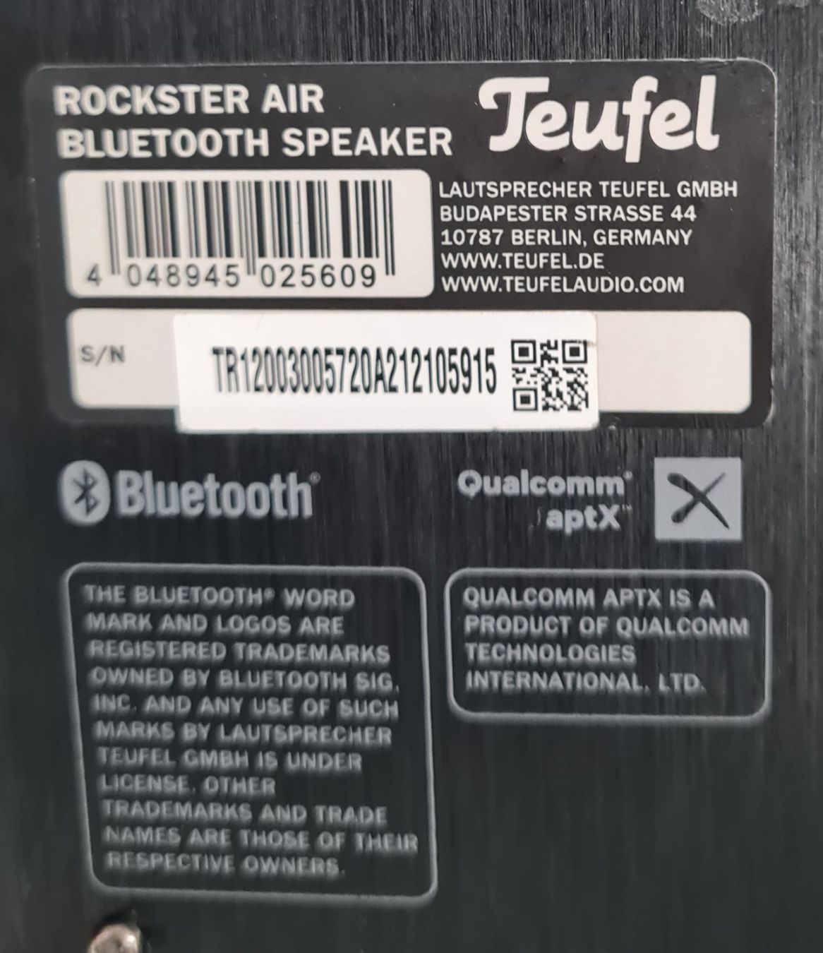Teufel Haut-parleurs: Teufel Rockster Air Bluetooth Lautsprecher – Défectueux à Horw par Arta20000 5