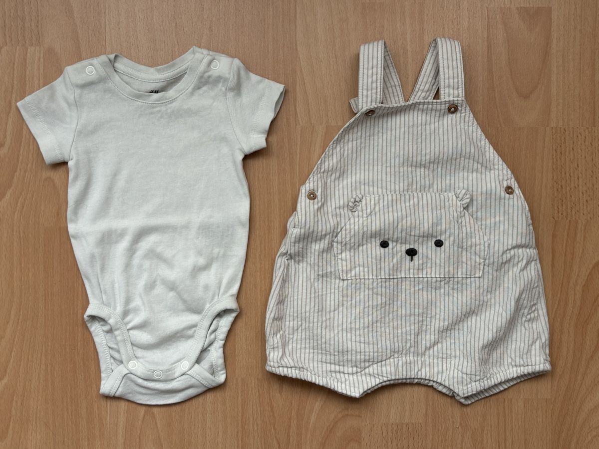 H&M Lotti & Set di vestiti: 1x Body & short, H&M, Gr. 62 – Usato da Prêles venduto da 21rena 1