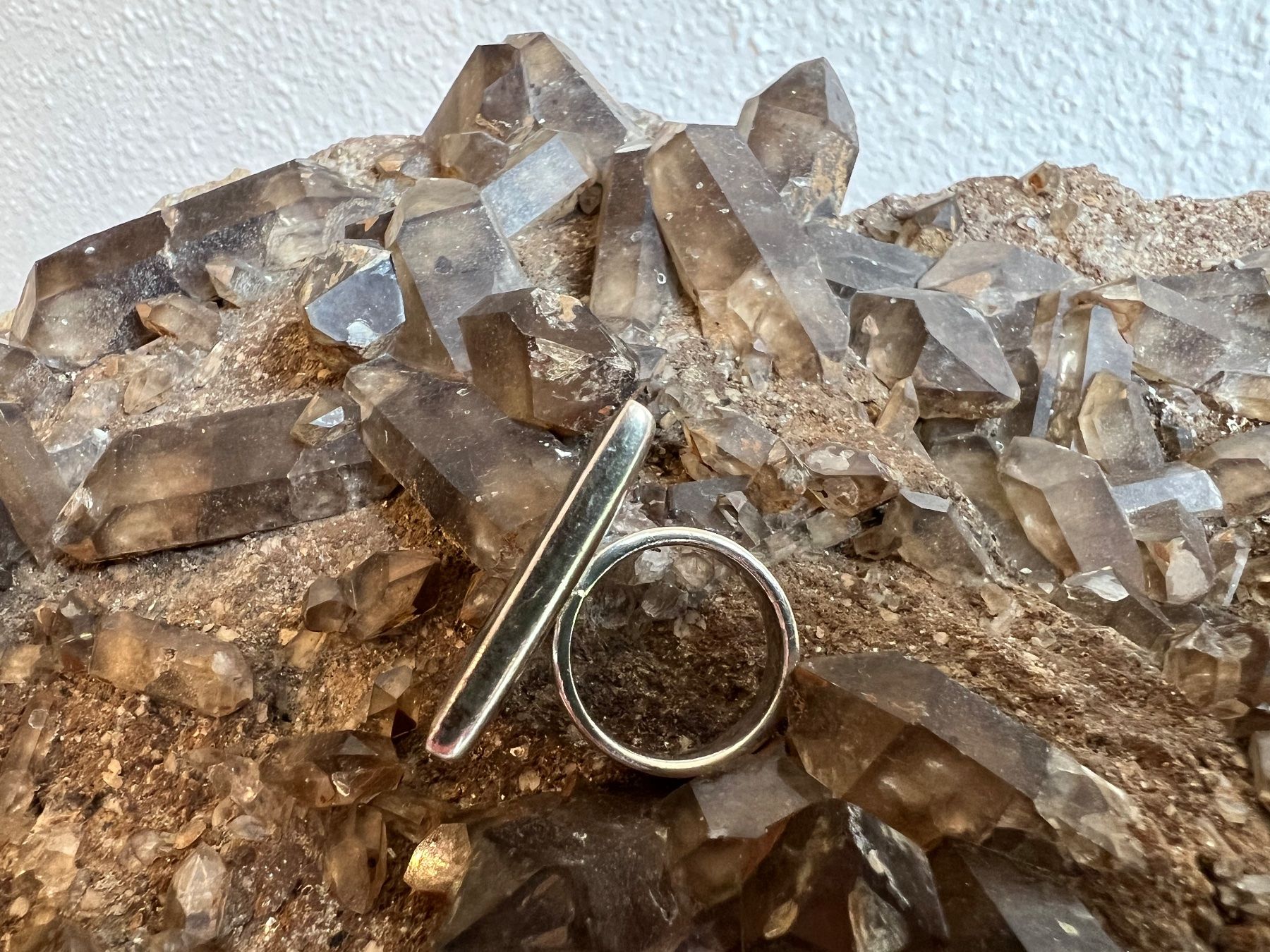 Anelli: Statement Ring quadratisch 925 Silber Abalone Paua Muschel – Nuovo (secondo la descrizione) da Bern venduto da Jiffy 5
