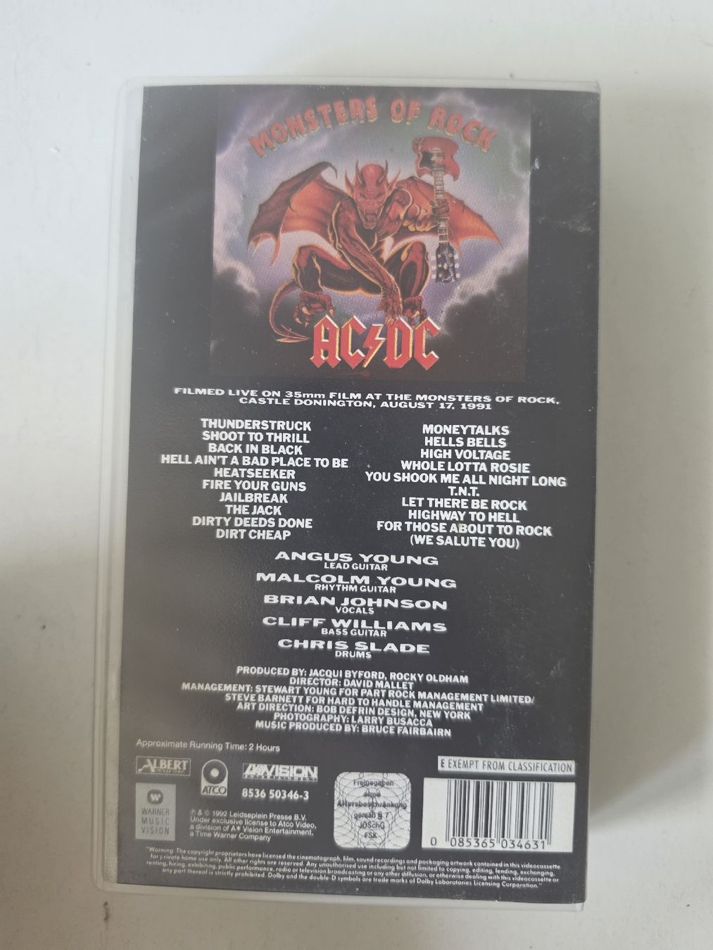 Toutes les VHS: AC/DC Live At Donington VHS NTSC – D'occasion à Losone par dar_h9gj 1