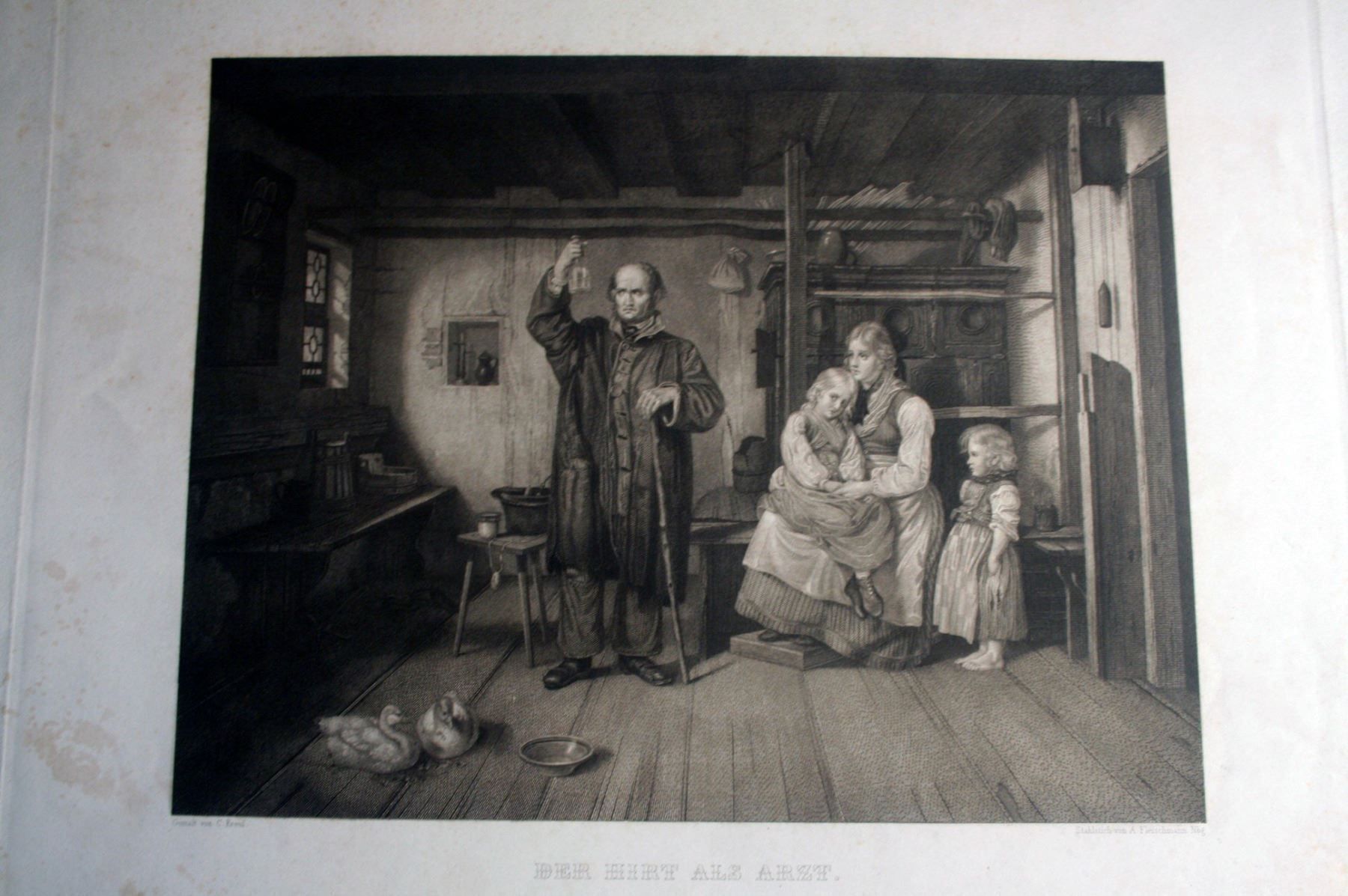 Modellini di ferrovie: ANDREAS FLEISCHMANN (DE, 1811-1878) – Usato da Bern venduto da Vintageprints 2