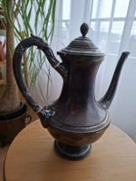 Antike Kaffeekanne/Teekanne Metall,Top Zustand!