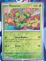 Maractus - Reverse Holo Pokemon Black Bolt - #7.4