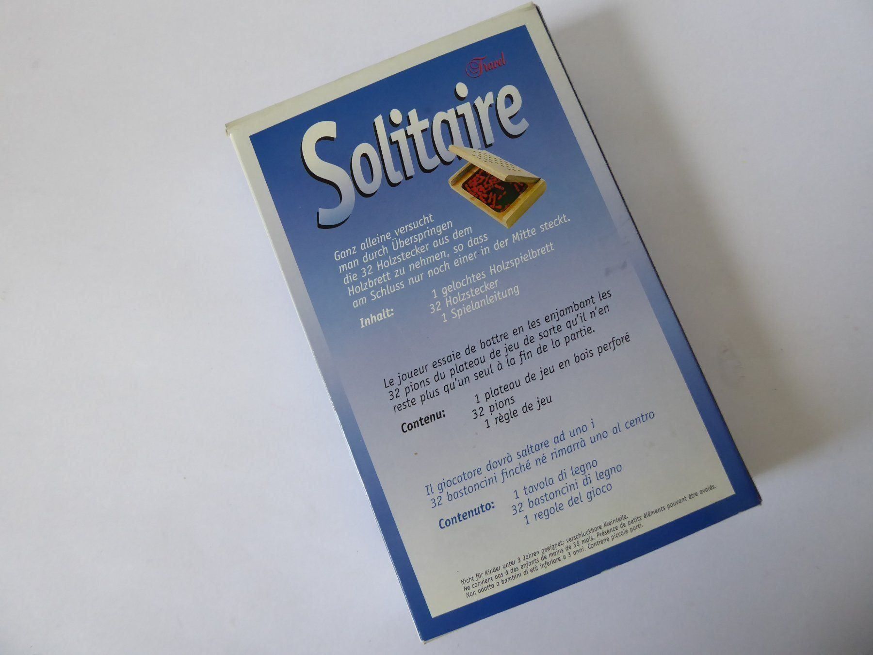 Giochi: Tolles Solitaire m. Holzbox, Carlit 2001 – Usato da Turbenthal venduto da Panau 4