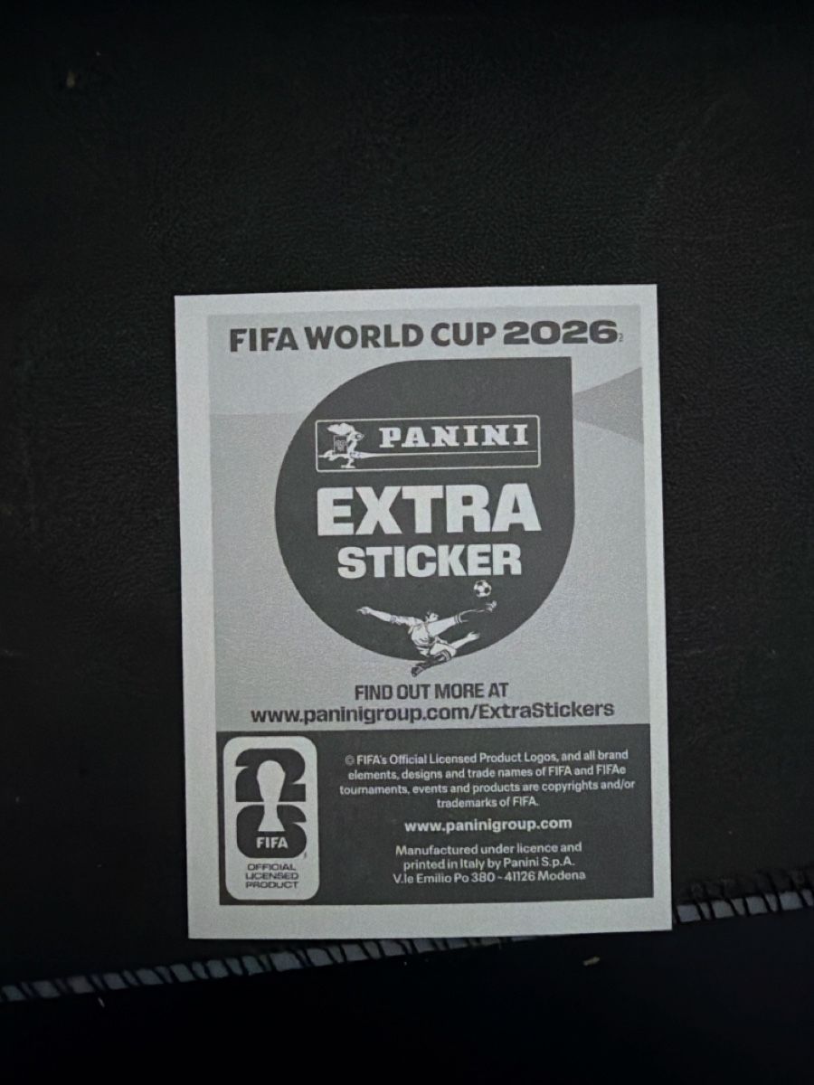 Panini Carte collezionabili: Panini World Cup 2026 Hakimi Extra Sticker – Nuovo e nell'imballaggio originale da Bioggio venduto da Alexx2003 1