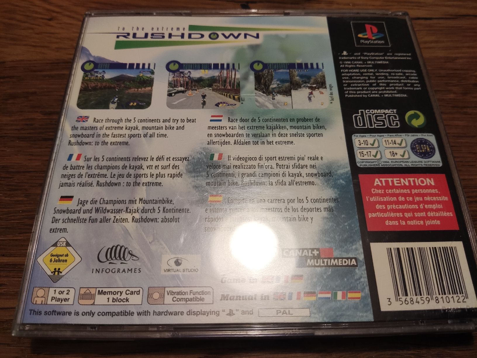 Sony Spiele: Rushdown (Playstation 1) PS1 – Gebraucht aus Oberembrach von giu_7ksd 1