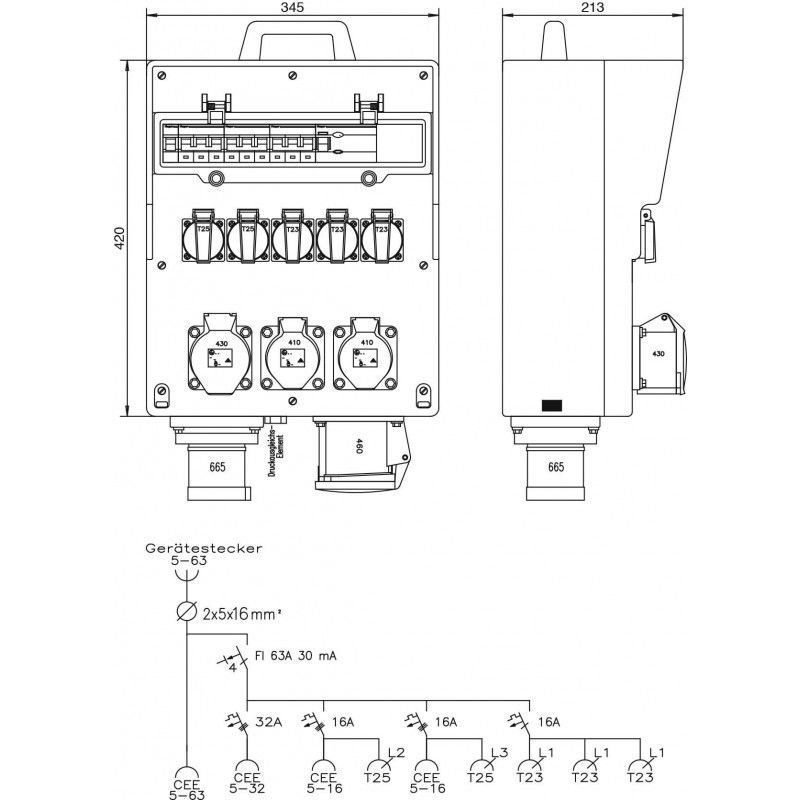 Elettrotecnica: Stromverteiler 63 A aus Hartgummi – Nuovo (secondo la descrizione) da Herisau venduto da ASG_Technik_AG 4