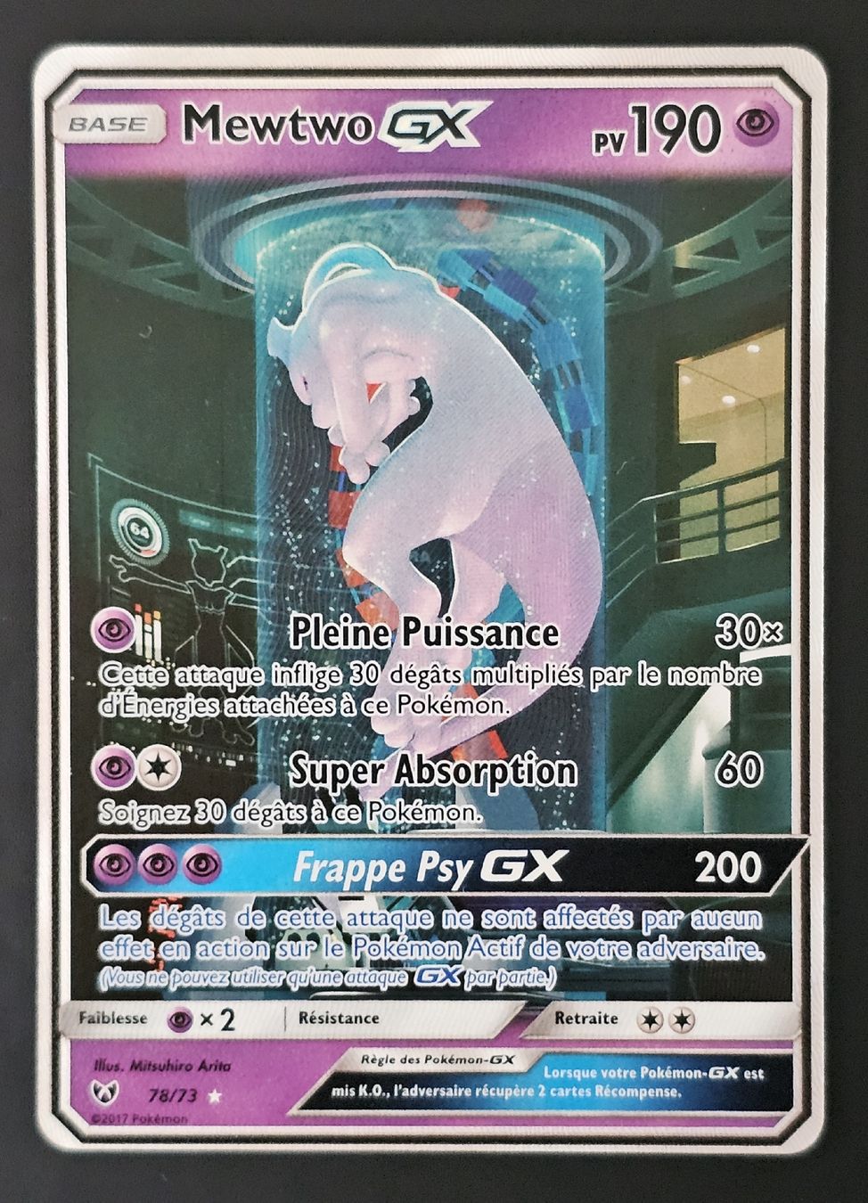 Pokémon Carte collezionabili: Mewtwo-GX 78/73 FR Shining legends 2017 – Nuovo (secondo la descrizione) da Pully venduto da RandomZero