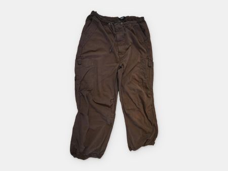 Jaded London Oversized Cargo Parachute Hose L braun