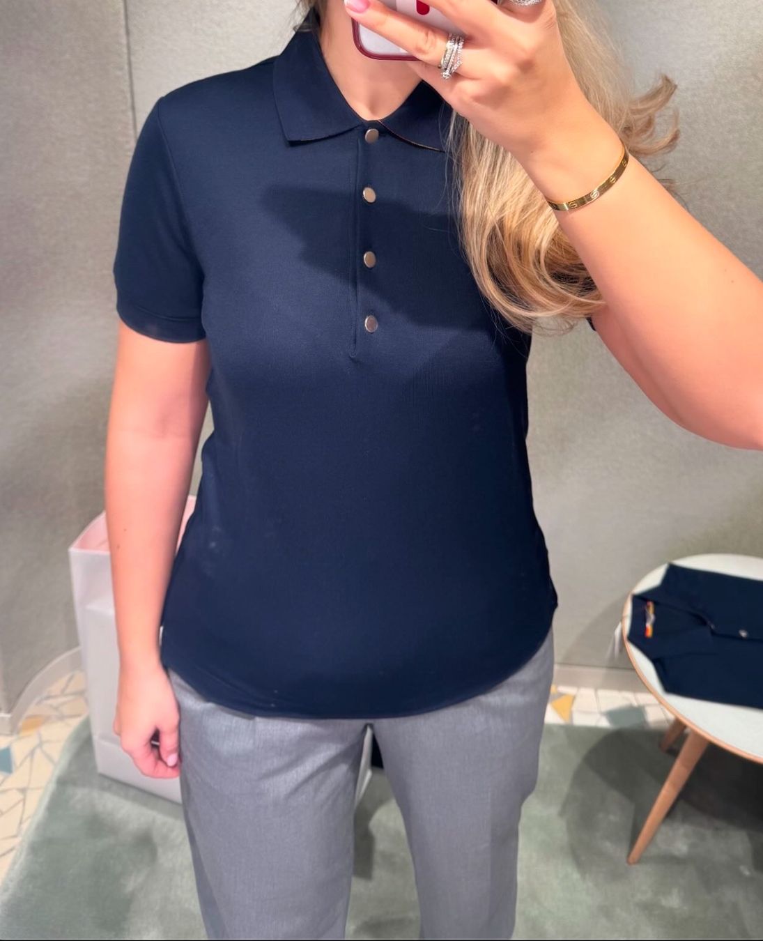 Hermès Magliette Polo: Hermes polo in navy blue – Nuovo e nell'imballaggio originale da Kilchberg ZH venduto da cruella 5