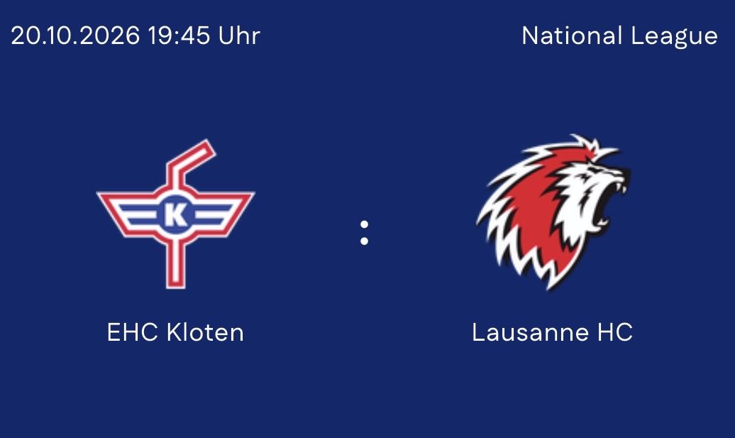 Biglietti: 2 Ehc Kloten Tickets – Nuovo e nell'imballaggio originale da winterthur venduto da Klose84