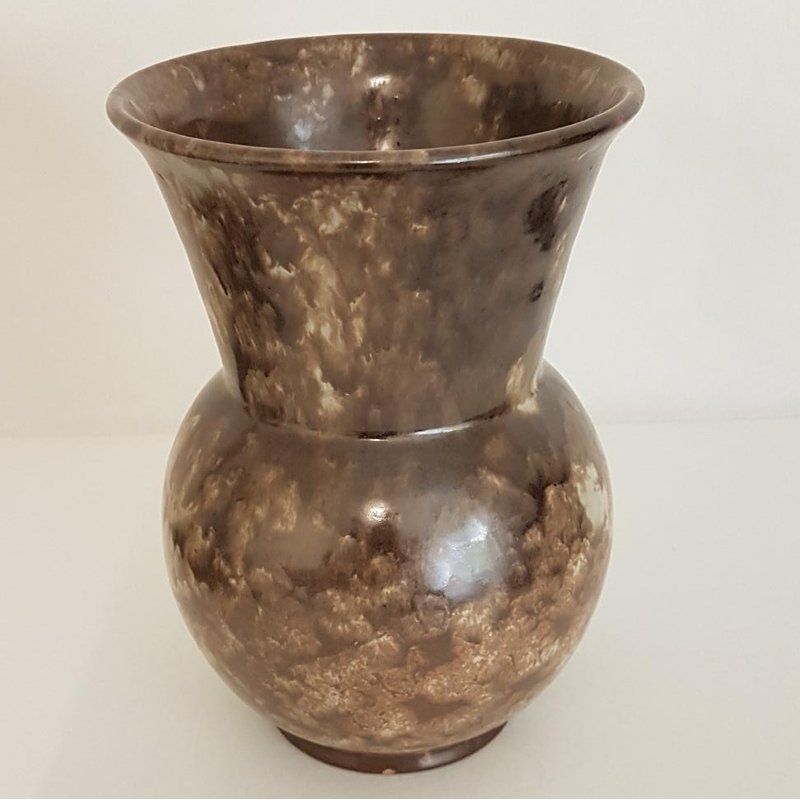 Vasen & Gefässe: Antike Blumenvase braun gewolkt – Gebraucht aus Kaltbrunn von Lexus3 2