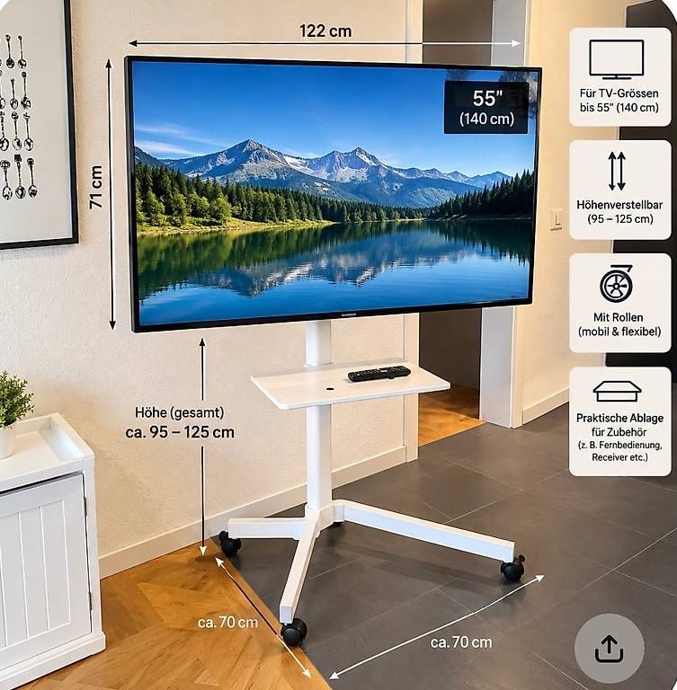 Meubles TV: Tv auf Rollen  – D'occasion à Bern par adr_7vkd