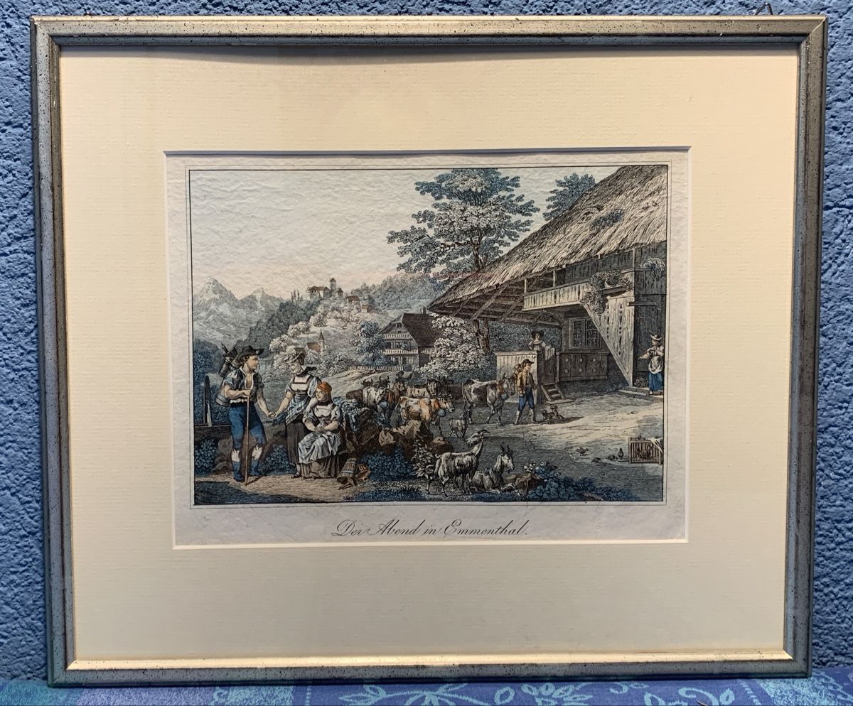 Incisioni: Deux gravures animées de l’EMMENTHAL – Usato da Veytaux venduto da Latourelle 1