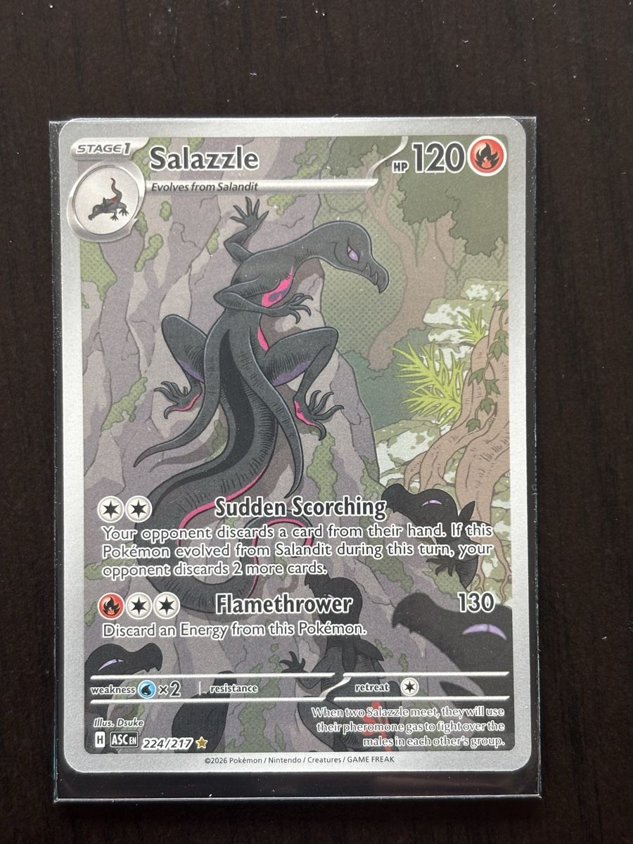 Pokémon Carte collezionabili: Carte Pokémon SALAZZLE Asc 224 – Nuovo (secondo la descrizione) da lausanne venduto da helderj
