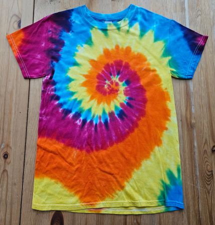 Batik Festival T-Shirt Gr. S Sommer Hippie Love Flowerpower