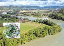 BAD ZURZACH - Maxikarte mit BLOCKAUSSCHNITT !!!