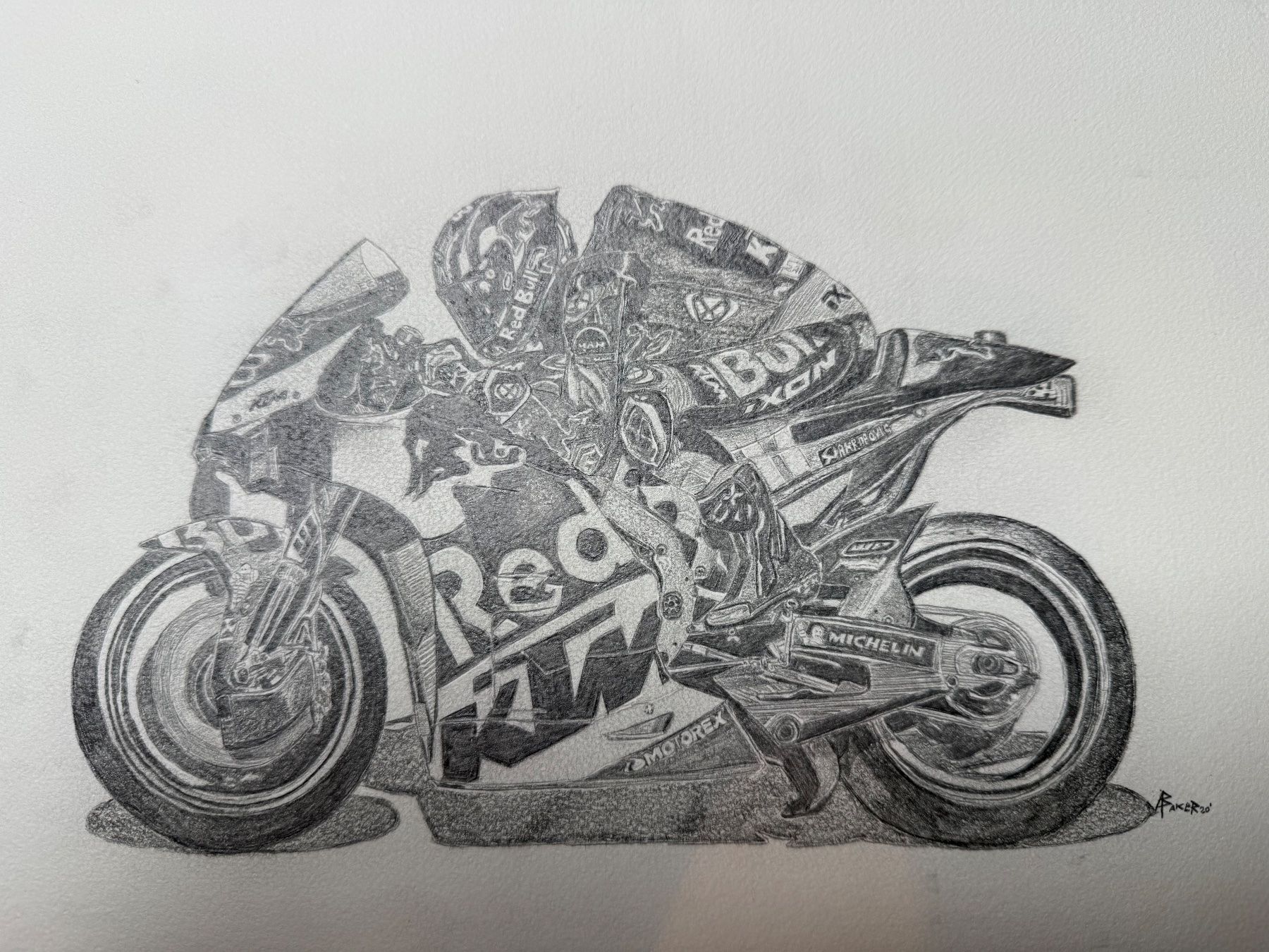 Dipinti: 2020 KTM RC16 Brad Binder MotoGP – Nuovo (secondo la descrizione) da Alpnachstad venduto da ash_9s7x 1