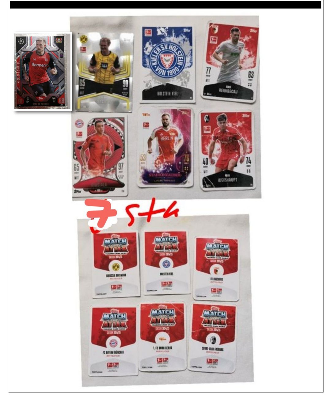Topps Carte collezionabili: 250 stk.  Topps Match Attax – Usato da Basel venduto da Treasurehunter 4