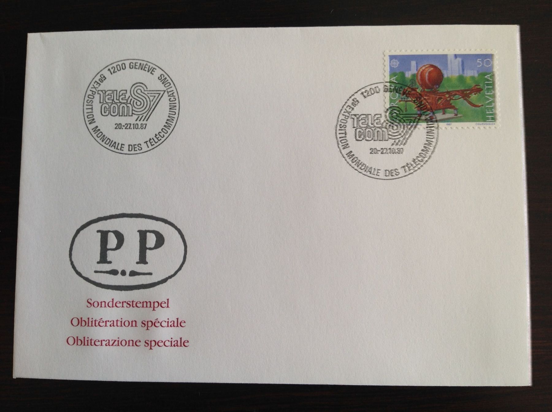 Tutti i francobolli: Sonderstempel Geneve 1987 – Usato da Horw venduto da Luki49 4