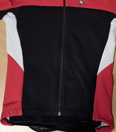 Radtrikot Giordana schwarz rot weiss gebrauchter Zustand