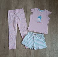 Herziges 3-teiliges Pyjama-Set rosa Gr. 110/116 impidimpi