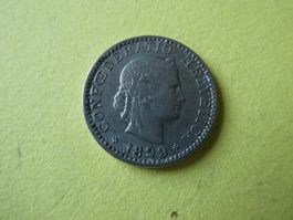 Schweiz 1899, 20 Rappen