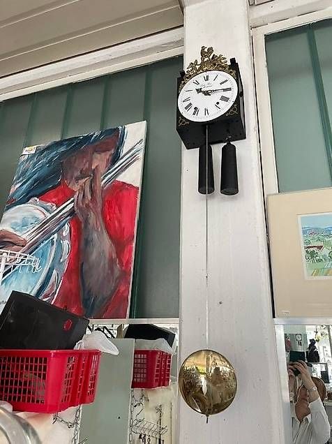 Orologi da terra & Orologi da parete: Comptoise Wanduhr – Usato da Neuhausen am Rheinfall venduto da galleria13 1