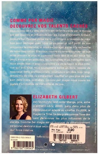 Libri: Comme par magie - Elizabeth Gilbert – Usato da Le Crêt-p-Semsales venduto da staglione69 1