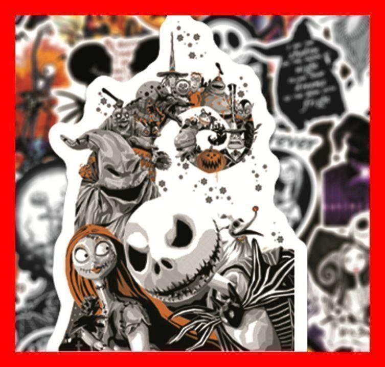 Sticker: Nightmare before Christmas Jack Skellington DVD Stickerset – Nuovo e nell'imballaggio originale da Dättlikon venduto da easythings