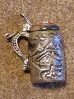 Kleiner 800er Silber Bierkrug mit Schweizer Wappen