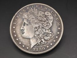 1880-s Morgan Silber Dollar