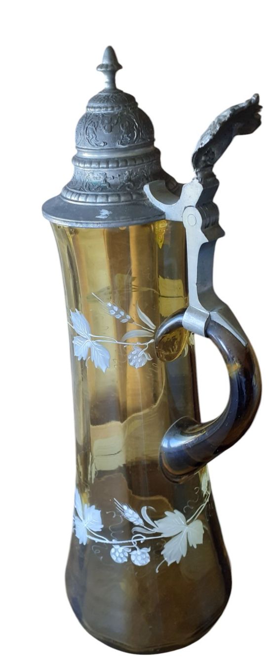 Caraffe: Weinkaraffe 19. Jahrhundert – Usato da Mörschwil venduto da antiksalon 4