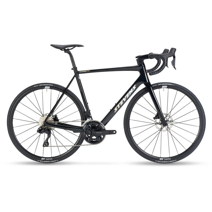 Stevens Biciclette: Stevens Izoard 105 Di2 Galaxy Black 54cm 2025 – Nuovo e nell'imballaggio originale da Giubiasco venduto da cattaneo 1