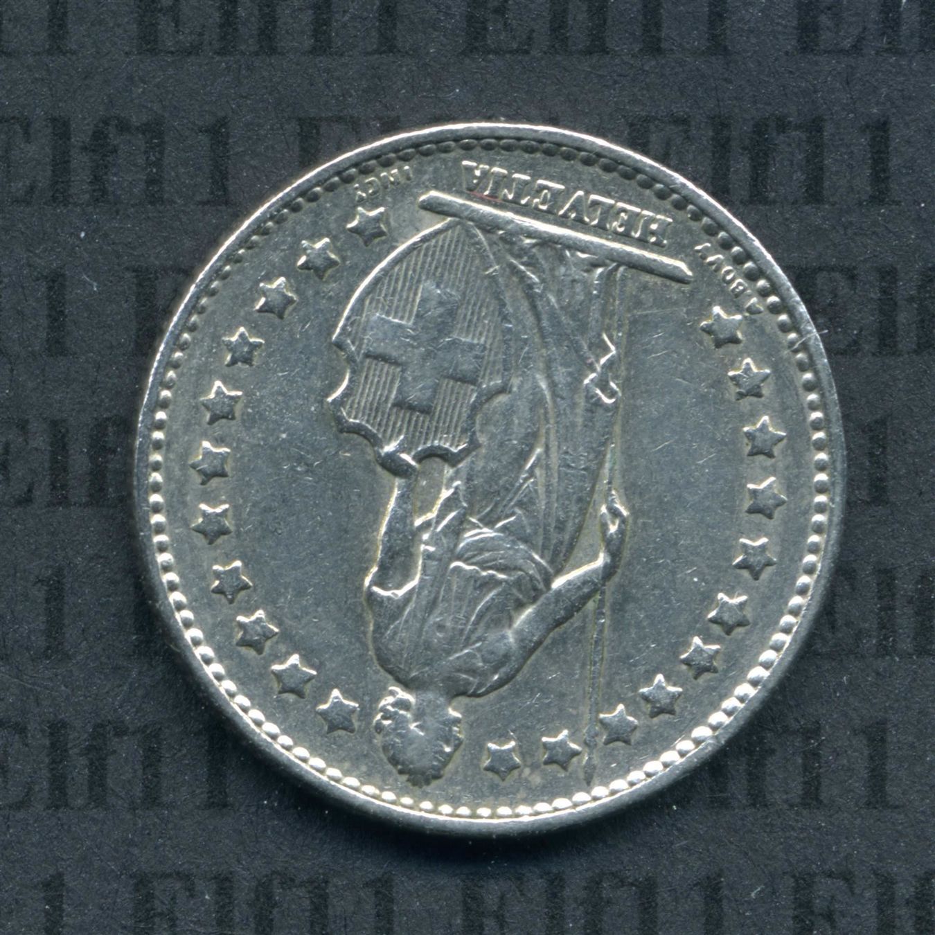 Tutti le monete: CHF___1.00 1977 -vz 1 Franken – Usato da Widnau venduto da Elf11 1
