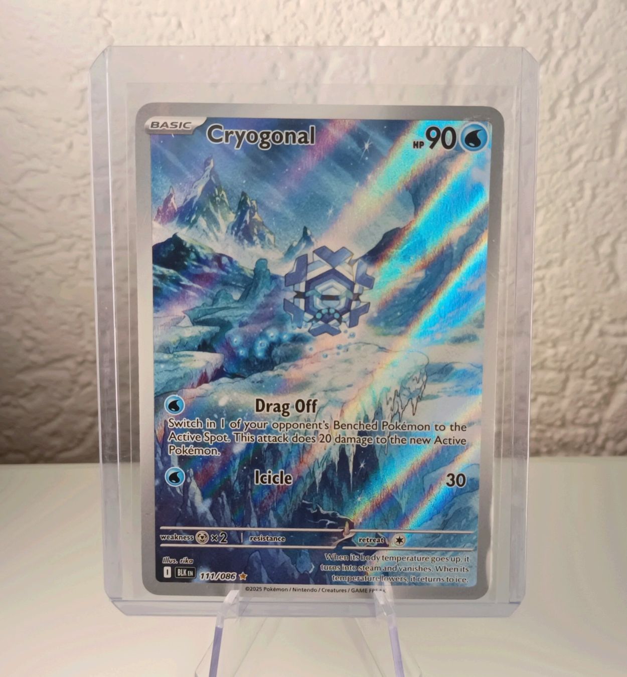 Pokémon Sammelbilder & Trading cards: Cryogonal 111/086 Black Bolt Pokemon BLK EN MINT – Neu (gemäss Beschreibung) aus Muraz (Collombey) von Carddealerswis