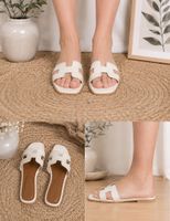 Sandales en cuir écru – Pointure 40 Comme neuves