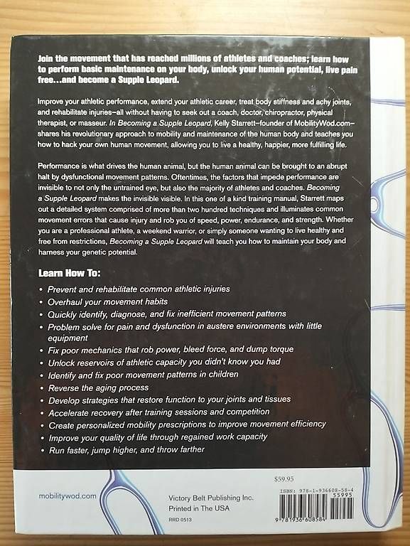 Libri: Mobility & Training: Becoming a Supple Leopard – Usato da Horgen venduto da BrunoCynthia 1
