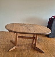 Esstisch oval Holz ausziehbar gebraucht Zustand